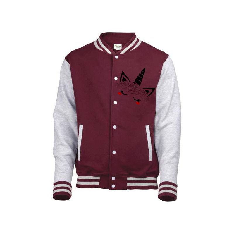 Veste Licorne aux roses