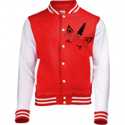Veste Licorne aux roses