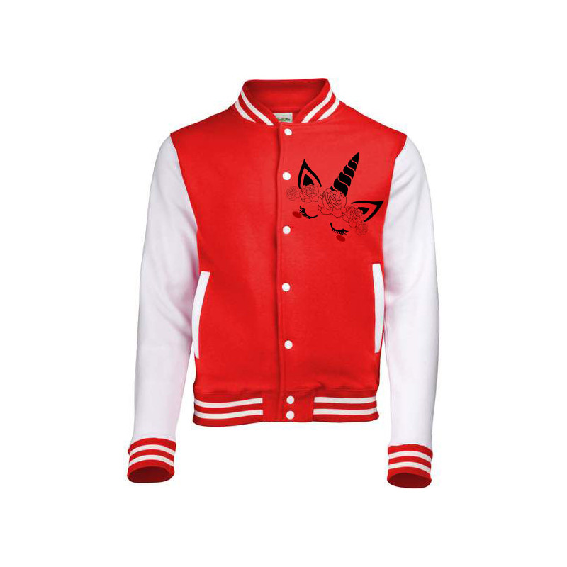 Veste Licorne aux roses