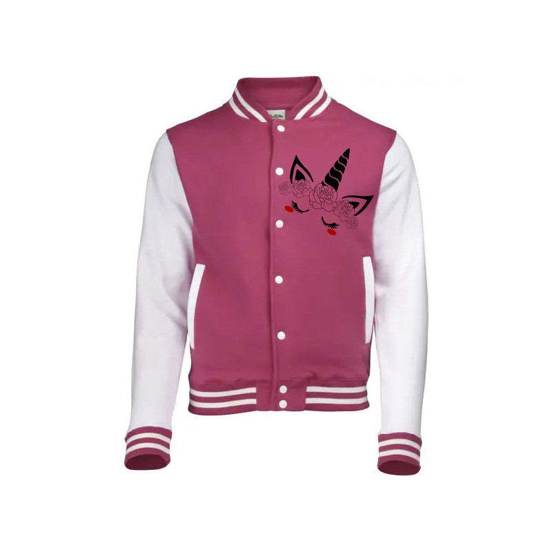 Veste Licorne aux roses