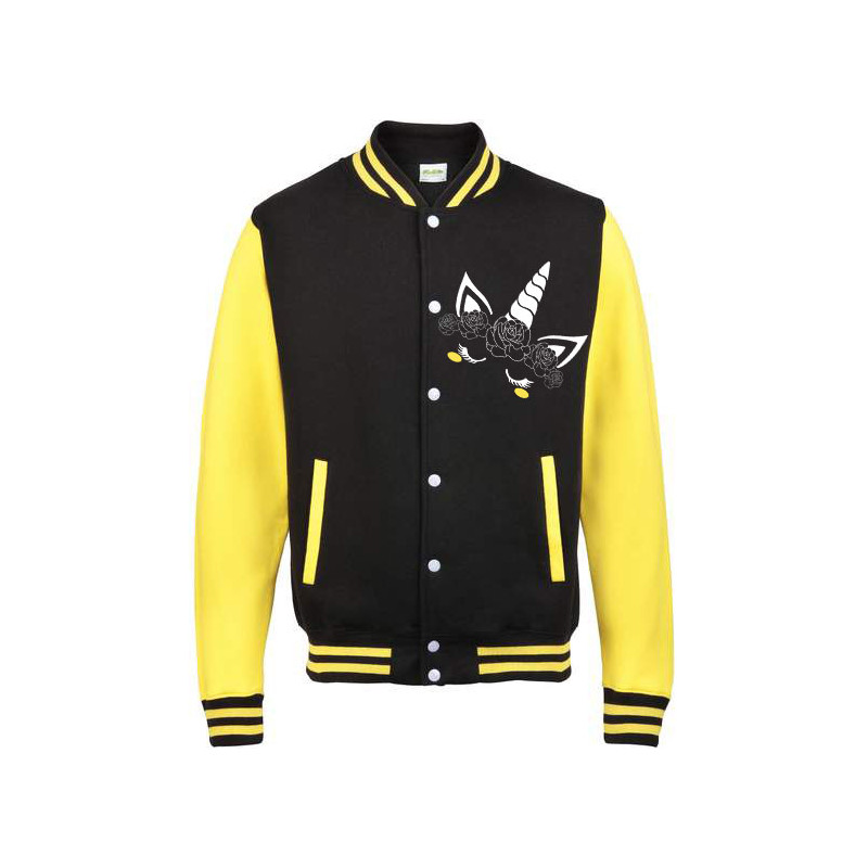 Veste Licorne aux roses