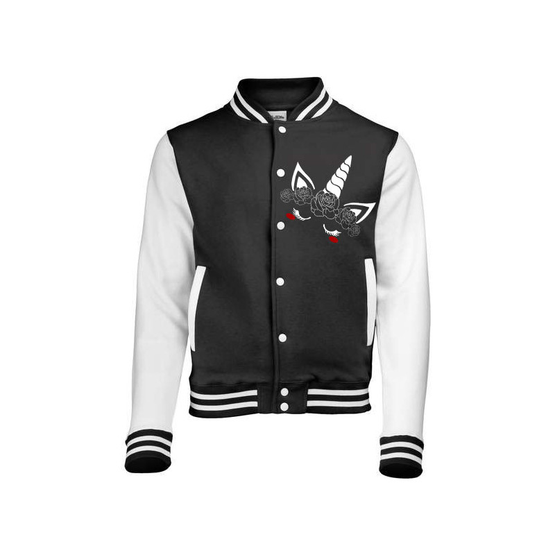 Veste Licorne aux roses
