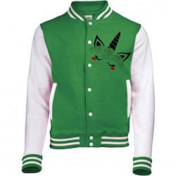 Veste Licorne aux roses