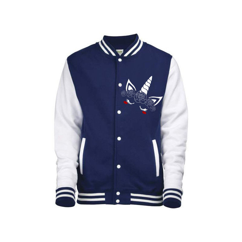Veste Licorne aux roses