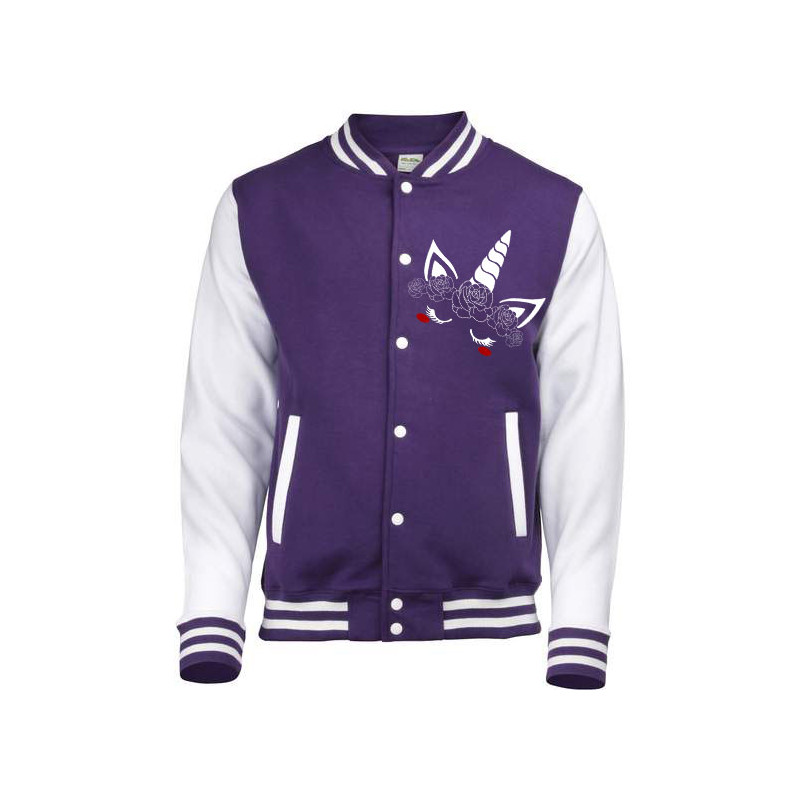 Veste Licorne aux roses