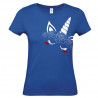 Tee-shirt à la licorne aux roses
