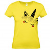 Tee-shirt à la licorne aux roses