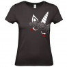 Tee-shirt à la licorne aux roses