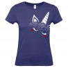 Tee-shirt à la licorne aux roses