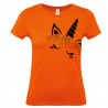 Tee-shirt à la licorne aux roses