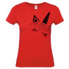 Tee-shirt à la licorne aux roses