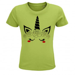 Kid licorne aux roses