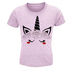 Kid licorne aux roses