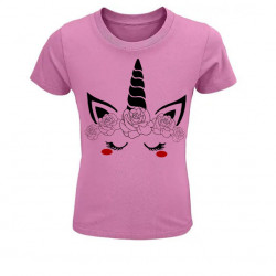 Kid licorne aux roses