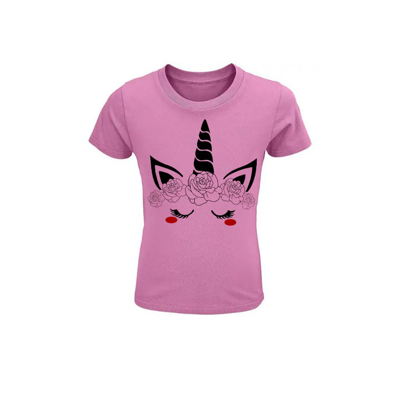 Kid licorne aux roses