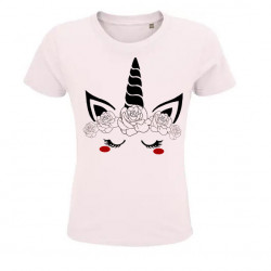Kid licorne aux roses