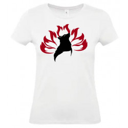 T-shirt kitsune à 8 queues
