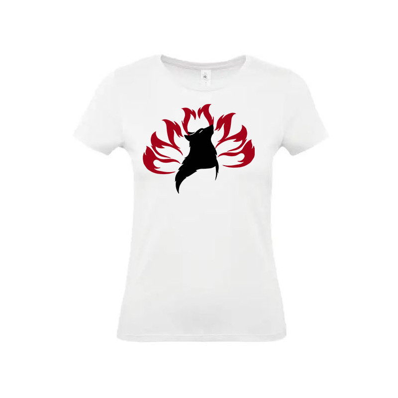 T-shirt kitsune à 8 queues