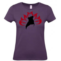 T-shirt kitsune à 8 queues
