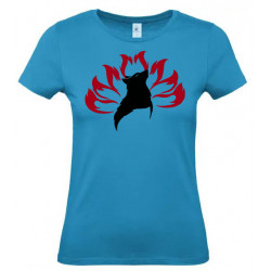 T-shirt kitsune à 8 queues