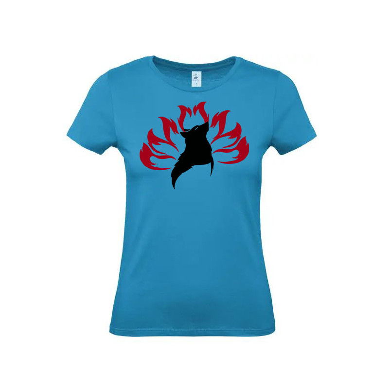 T-shirt kitsune à 8 queues