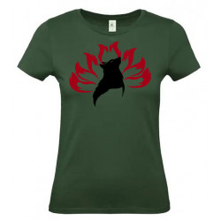 T-shirt kitsune à 8 queues