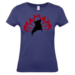 T-shirt kitsune à 8 queues