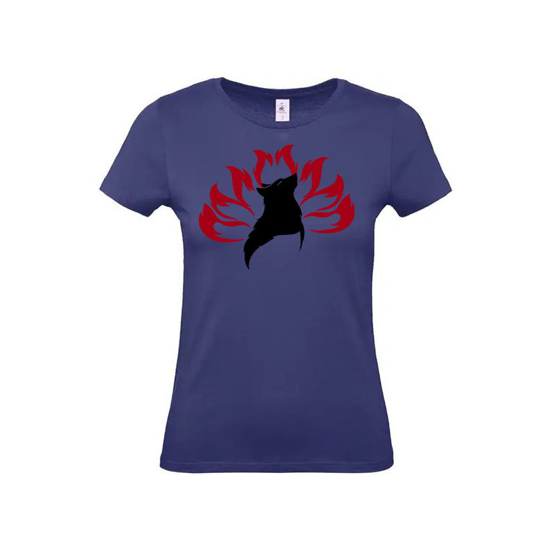 T-shirt kitsune à 8 queues