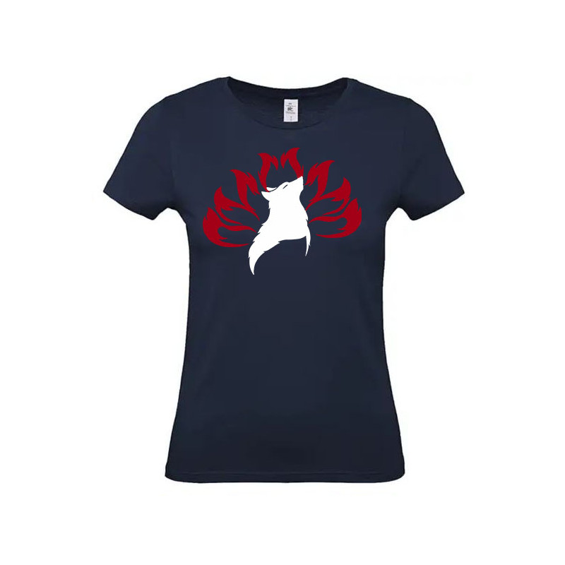 T-shirt kitsune à 8 queues