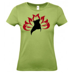 T-shirt kitsune à 8 queues