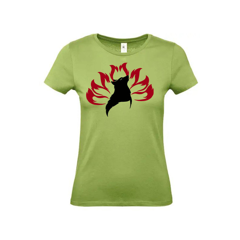 T-shirt kitsune à 8 queues