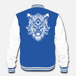 Veste TEEDY tête de loup tribal