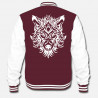 Veste TEEDY tête de loup tribal