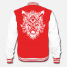 Veste TEEDY tête de loup tribal