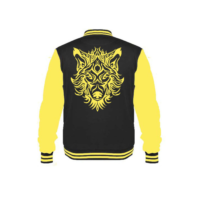 Veste TEEDY tête de loup tribal
