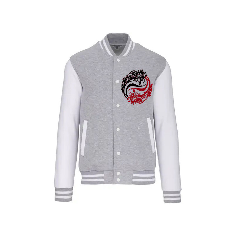 Veste TEDDY Dragon YIN YANG Tribal