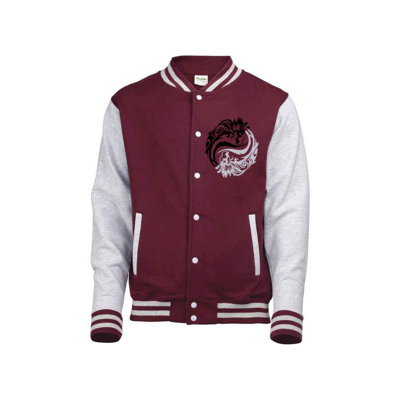 Veste TEDDY Dragon YIN YANG Tribal