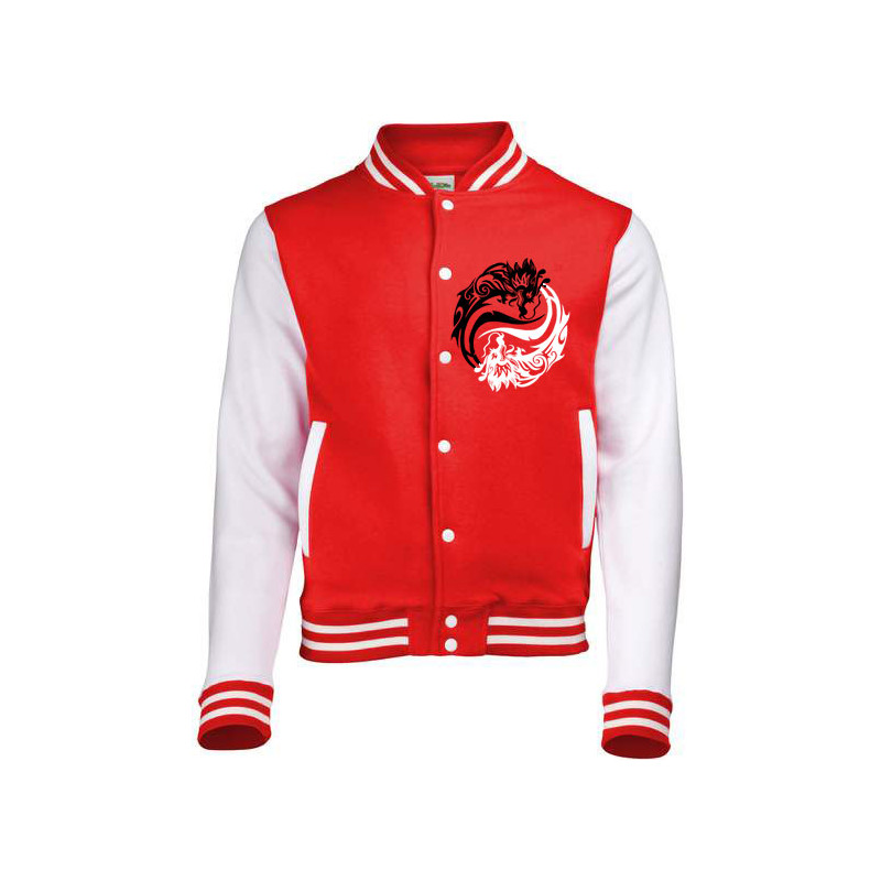 Veste TEDDY Dragon YIN YANG Tribal