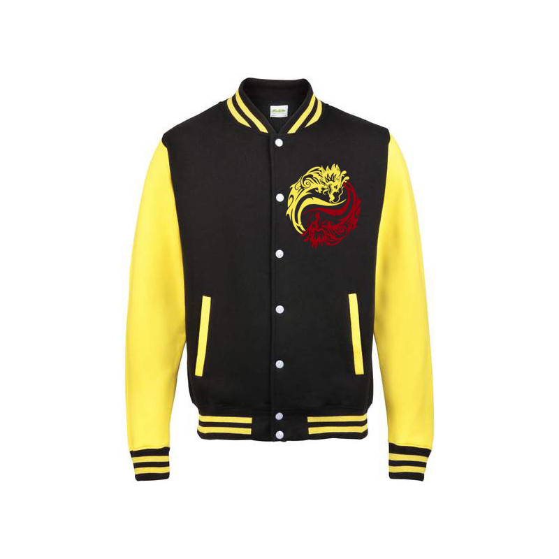 Veste TEDDY Dragon YIN YANG Tribal