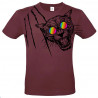 T-shirt panthère aux lunettes holographiques