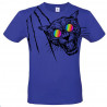 T-shirt panthère aux lunettes holographiques