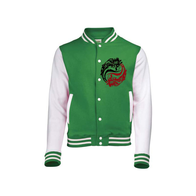 Veste TEDDY Dragon YIN YANG Tribal