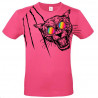 T-shirt panthère aux lunettes holographiques