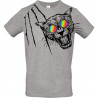T-shirt panthère aux lunettes holographiques