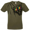 T-shirt panthère aux lunettes holographiques