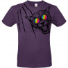 T-shirt panthère aux lunettes holographiques