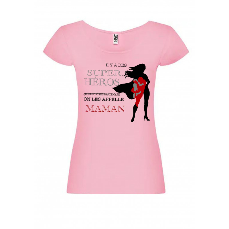 T-shirt Maman super héros