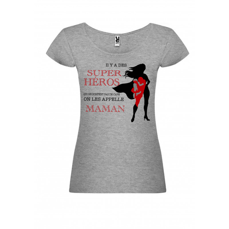 T-shirt Maman super héros