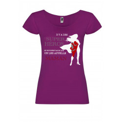 T-shirt Maman super héros