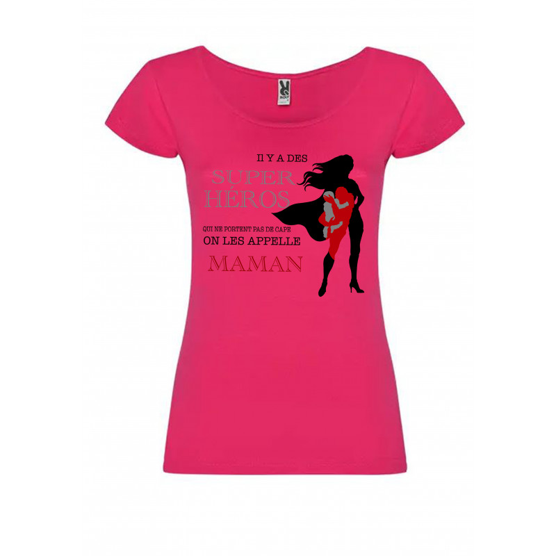 T-shirt Maman super héros
